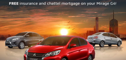 Mirage G4 FREE Insurance + Chattel Mortgage