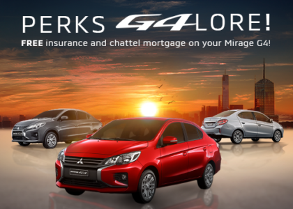 Mirage G4 FREE Insurance + Chattel Mortgage