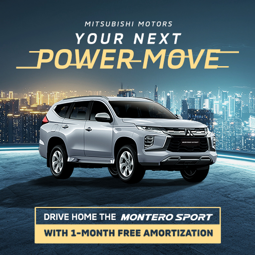 MITSUBISHI MOTORS Your Next Power Move With 1-month FREE Amortization